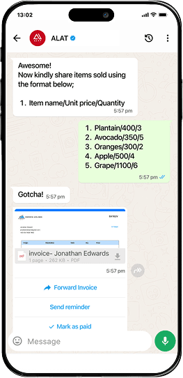 Create Invoices